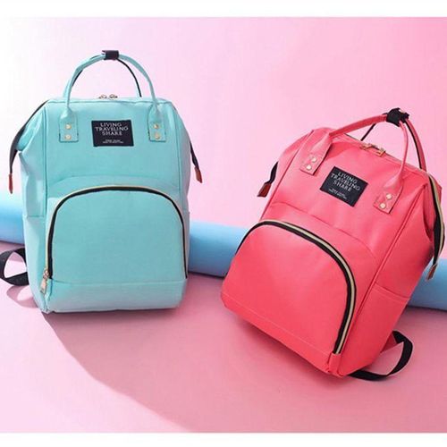 Maternity Diaper Bag Backpack Large Capacity Baby Nursing Light Green