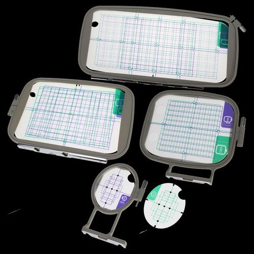 Domestic Sewing Parts Embroidery Hoop Set Sewing Hoop Frame For Brother Pe-750d Pe-7701200 1250d Pc-6500 Pc-8200 Pc-8500