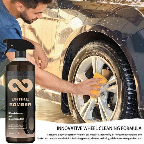 120ml Car Wheel Tire Cleaner Brake Dust Remover Heavy Rust Removal Cleaning Agent Professional Brake Wheel Cleaner-