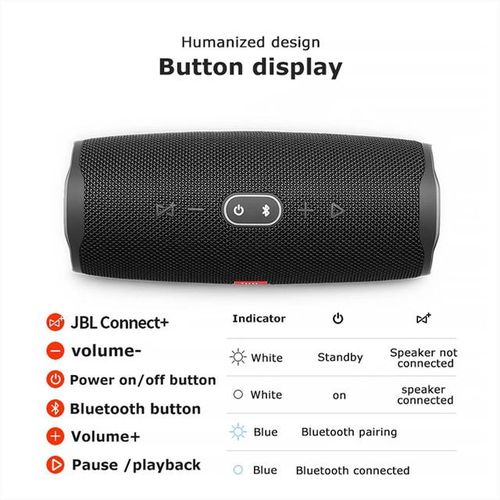 Jbl Charge4 Wireless Bluetooth Speaker Charge 4 Portable Waterproof Music Stereo Audio Party Speaker Clip3 Pulse Flip 5 Boombox