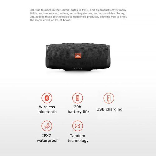 Jbl Charge4 Wireless Bluetooth Speaker Charge 4 Portable Waterproof Music Stereo Audio Party Speaker Clip3 Pulse Flip 5 Boombox