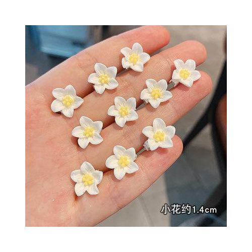 10pcs/lot Wedding Bridal Hair Claws Girls Small Cute Crystal Flowers Metal Hair Clips Women Mini Headwear Hair Accessories
