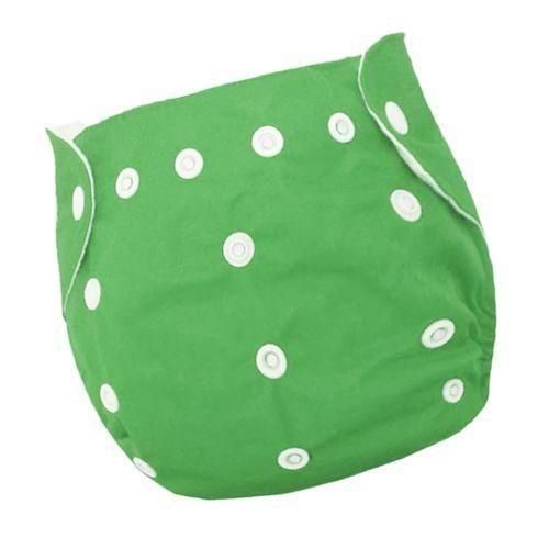 Reusable Baby, Toddler, Kids, Cloth Diaper, Washable Diapers, Green