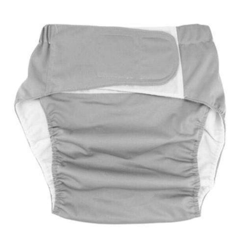 Adult Diapers Covers Reusable Incontinence Pants Cloth Diaper L Gray