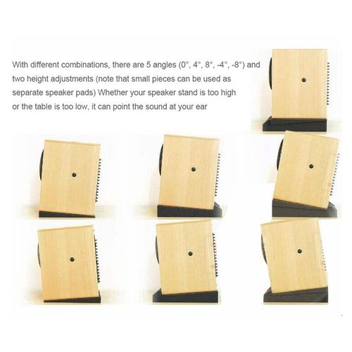 1set Studio Monitor Isolation Pads High Density Acoustic Foam For Most Speaker Stand Piano Room Sound Reinforcement Cushion