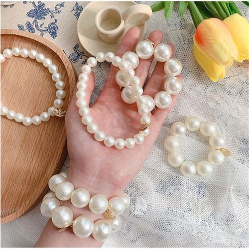 Big Size 20mm 25mm 30mm Pearl Fresh Water Beads 2 Holes Sew On Clothing Bags Loose Bridal Hand Bouquet Shoes Headwear Decoration