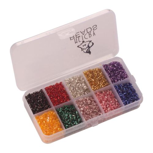 2500x Small   Beads Glass Spacer Mini Beads Jewelry Making DIY