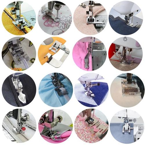 36styles Domestic Sewing Machine Accessories Presser Foot Feet Kit Set Hem Foot Spare Parts For Brother Singer Janome