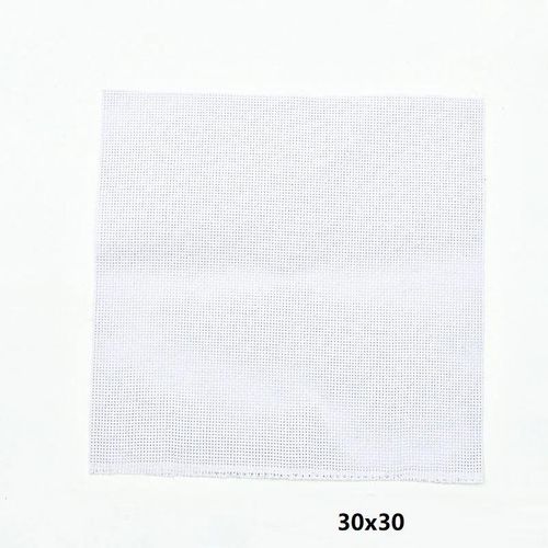 20x20 30x30 30x45 50x50 Cloth 11ct 14ct Cross Stitch Fabric Canvas Small Grid White DIY Handcraft Supplies Stitching Embroidery