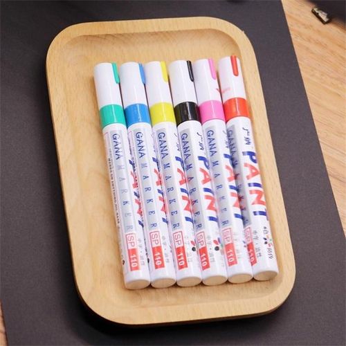 Waterproof Car Tyre Tire Tread Cd Metal Permanent Paint Marker Graffti Oily Marker Macador Caneta Stationery