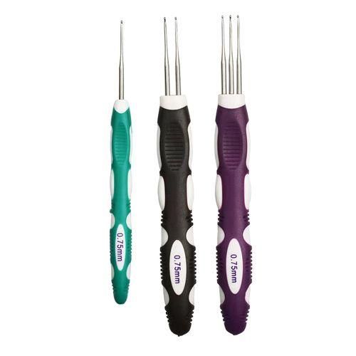 6 Pieces Dreadlock Crochet Hook With Hair Locking Tool