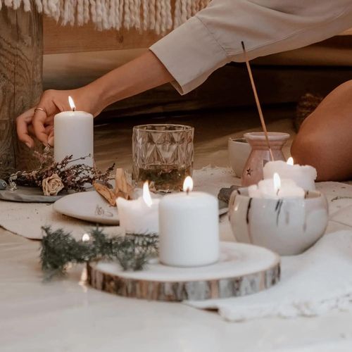 100Pcs Cotton Candle Wicks Pre-Waxed For Candle Making Candle DIY Thick Candle Wick With Base