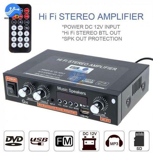 G30 800W 12V 110V220V DIY Kit Amplifier For Speakers Digital Home Amplifier Bluetooth HIFI Stereo Subwoofer Sound Preamplifier