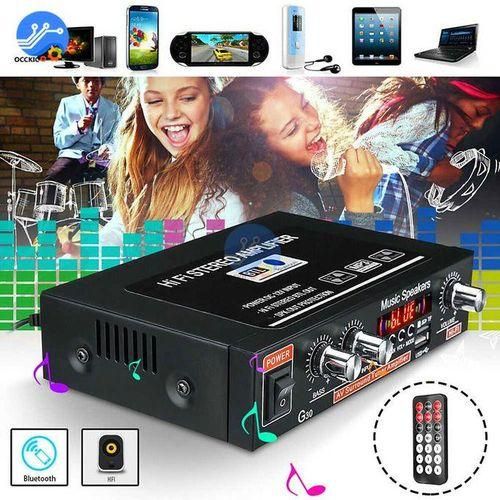 G30 800W 12V 110V220V DIY Kit Amplifier For Speakers Digital Home Amplifier Bluetooth HIFI Stereo Subwoofer Sound Preamplifier