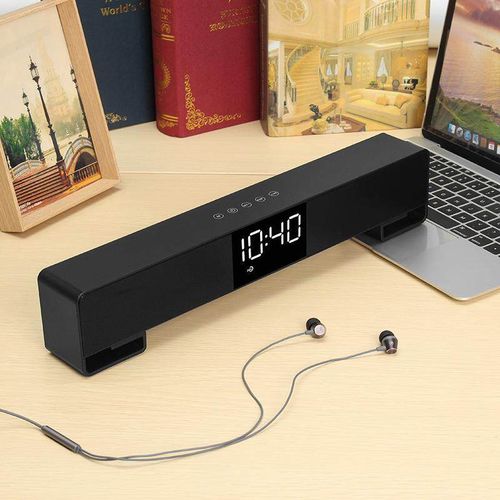 LP-C17 Sound Bar Stereo Speaker Bluetooth 4.2 Wireless Subwoofer With 3.5mm AUX TF Home Theater
