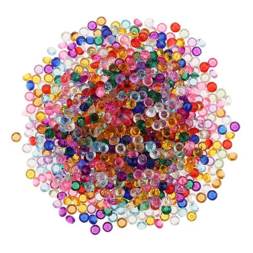 2X 2000pcs Acrylic  Decoration Scatter Confetti 4mm