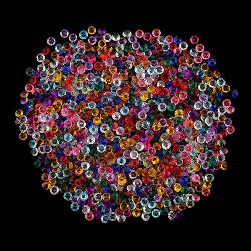 2X 2000pcs Acrylic  Decoration Scatter Confetti 4mm