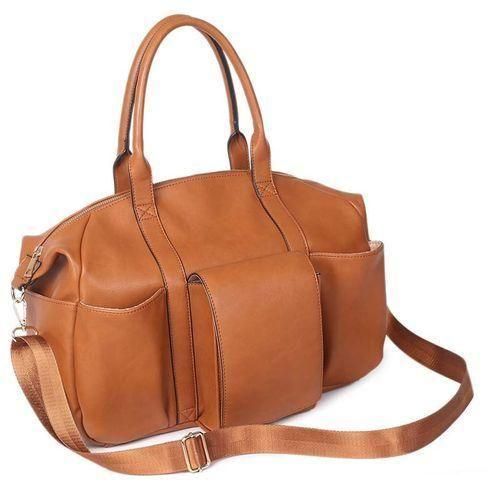 Type 1New 4 Types PU Leather Mommy Bag Large Capacity