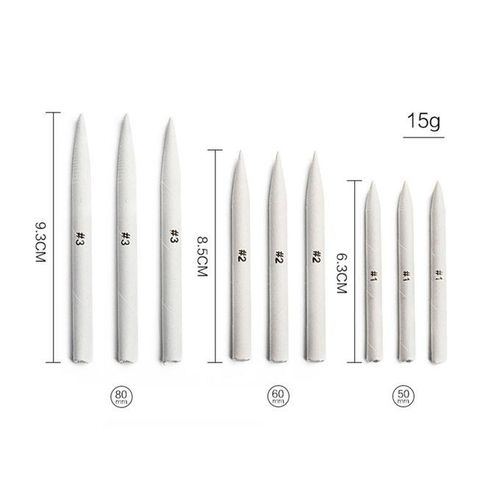 16x Blending Stumps Sanding Paper Pencil Sharpen For Beginner Artist