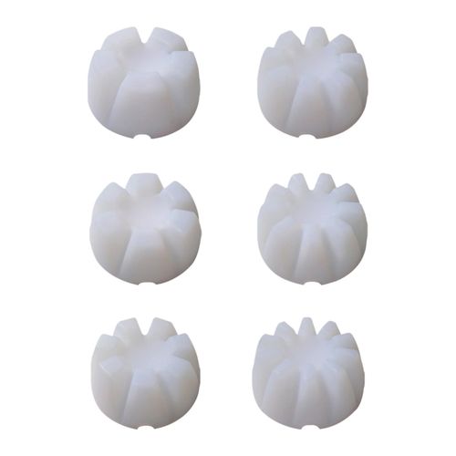 6Pcs Flower Base Silicone Models Candle Soap Making DIY Jewelry White