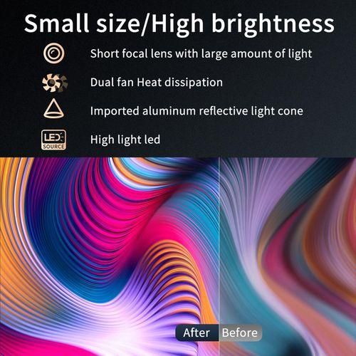 T1 Portable Projector Smart Home Theater Media Player For Home Theater Cartoon Movies