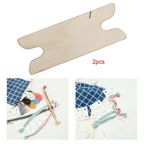 5 X 2Pcs Wooden Weaving Shuttle Cross Stitch Knitting Tool