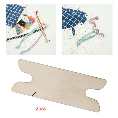 5 X 2Pcs Wooden Weaving Shuttle Cross Stitch Knitting Tool