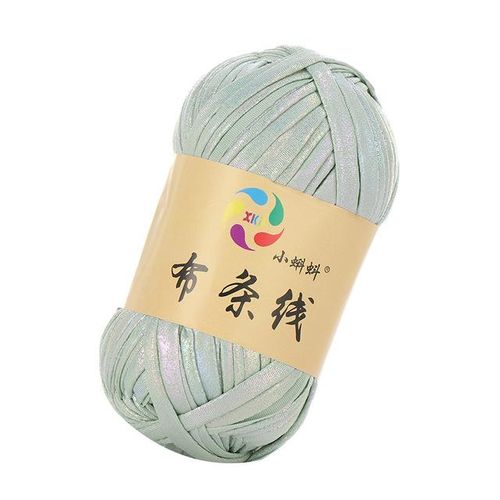 100g Crochet Tshirt Yarn Plaid Metallic Cloth Cord For Diy Kniting Needlework Cotton Polyester Threads For Women Handbag