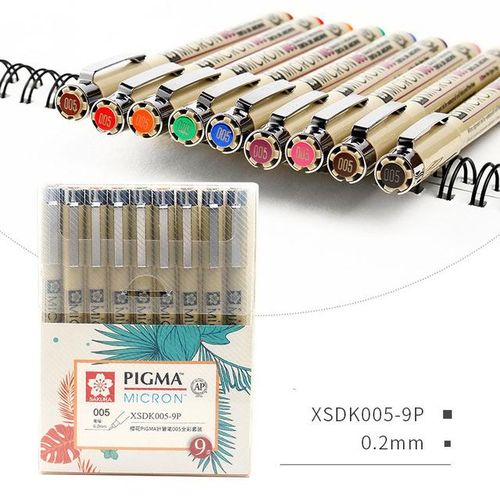 Sakura Pigma Micron Liner Pen Set Design Drawing Manga Sketch Colorful Art Markers Fineliner Pens Japanese Stationery Supplies