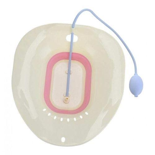 Bidet Bidet Basin Hip Bath Basin Seat Tub Insert Bidet Plastic, Pink