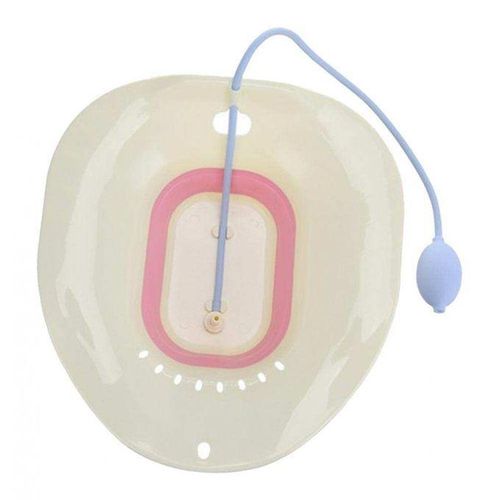 Bidet Bidet Basin Hip Bath Basin Seat Tub Insert Bidet Plastic, Pink