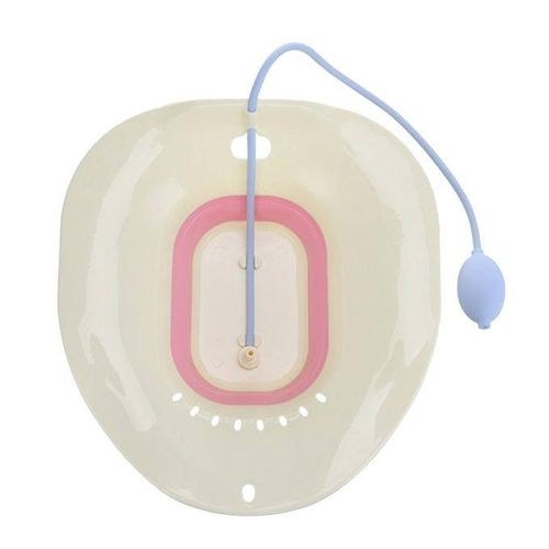 Bidet Bidet Basin Hip Bath Basin Seat Tub Insert Bidet Plastic, Pink