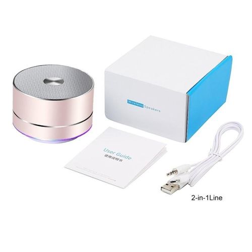 Portable Wireless Bluetooth Speaker Stereo LED Speakers with Built-in