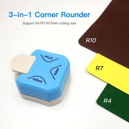 Corner Rounder Punch 3 In1 R4/R7/R10mm Round Corner Trimmer