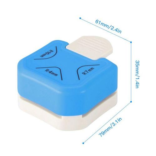 Corner Rounder Punch 3 In1 R4/R7/R10mm Round Corner Trimmer