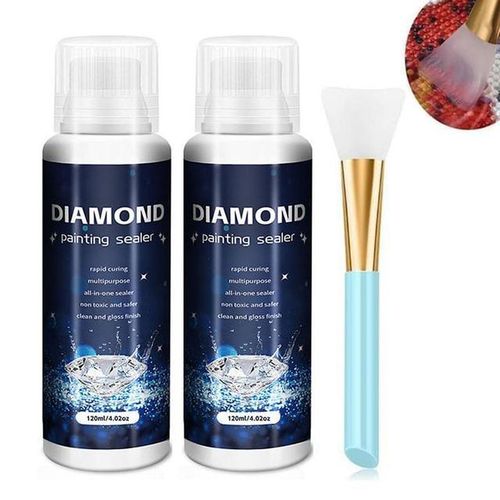 120ml/240ml Diamond Painting Sealer 5d Diamond Painting Art Glue Permanent Hold Shine Effect Sealer Diamond Painting Puzzles