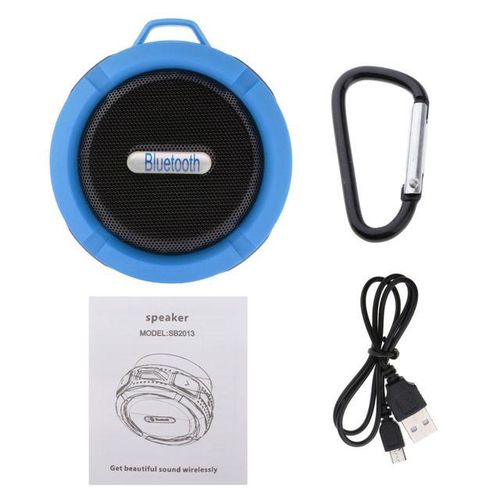 Portable Bluetooth Speaker  Waterproof Outdoor Shower Audio Speakers With Hd Stereo  For Sport  Hiking  Camping  Beach  Pool