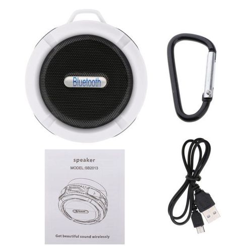 Portable Bluetooth Speaker  Waterproof Outdoor Shower Audio Speakers With Hd Stereo  For Sport  Hiking  Camping  Beach  Pool