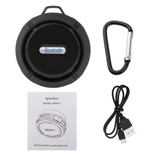 Portable Bluetooth Speaker  Waterproof Outdoor Shower Audio Speakers With Hd Stereo  For Sport  Hiking  Camping  Beach  Pool