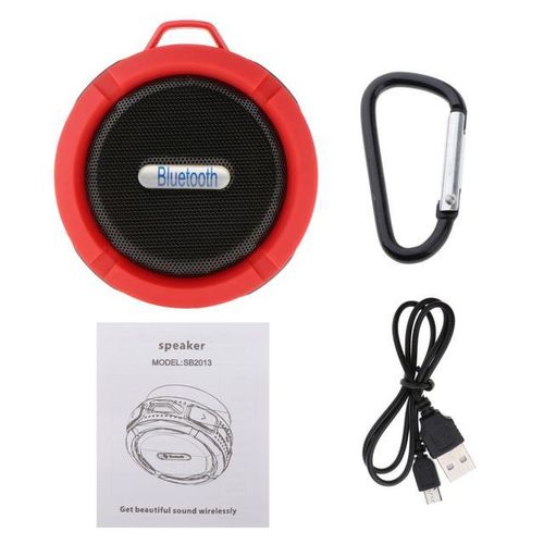 Portable Bluetooth Speaker  Waterproof Outdoor Shower Audio Speakers With Hd Stereo  For Sport  Hiking  Camping  Beach  Pool