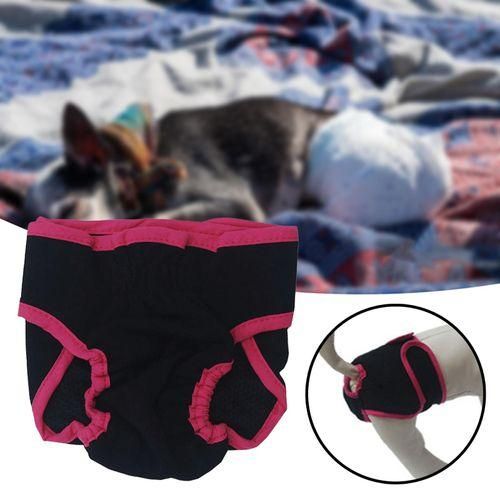Puppy Physiological Pants Absorbent Leakproof Soft Black