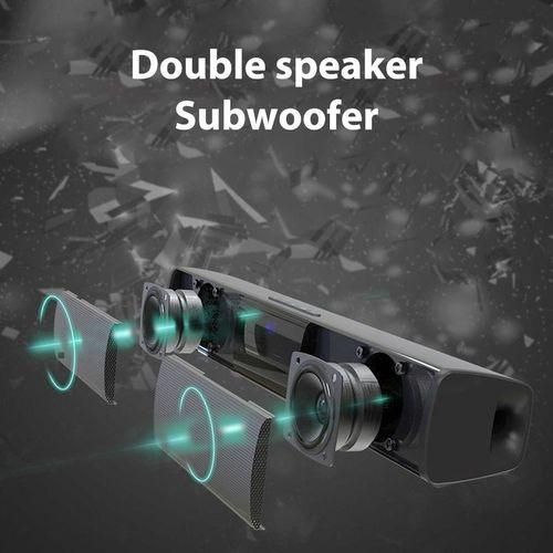 Home Theater Long Soundbar FM Radio Subwoofer Stereo