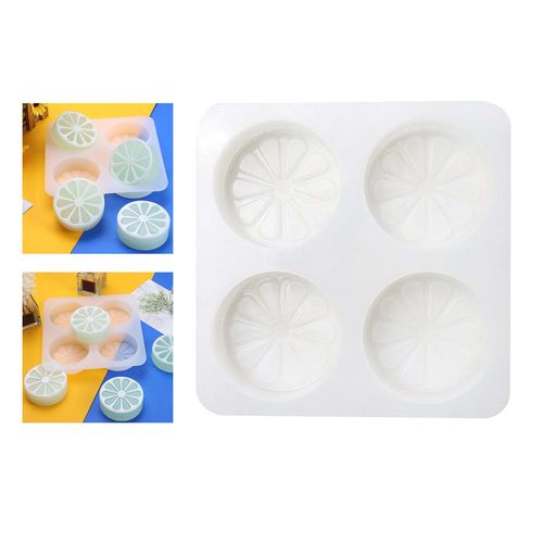 Resin Soap  Lemon Slice Silicone Cake Mould Candy