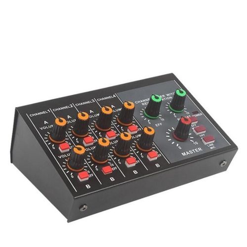 EPXCM Professional 8-Channel Microphone Amplifier sound mixer MIX-428E