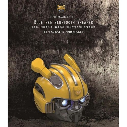 Bumblebee Cartoon Bluetooth 5.0 Speaker, Support TF Card & FM