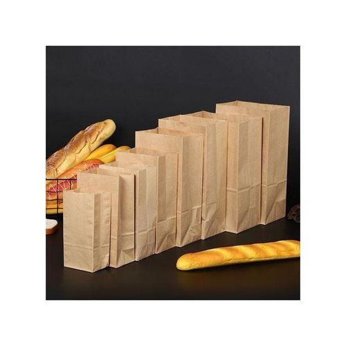 1020PCS Kraft Paper Bag Takeaway Packaging Bag Wedding