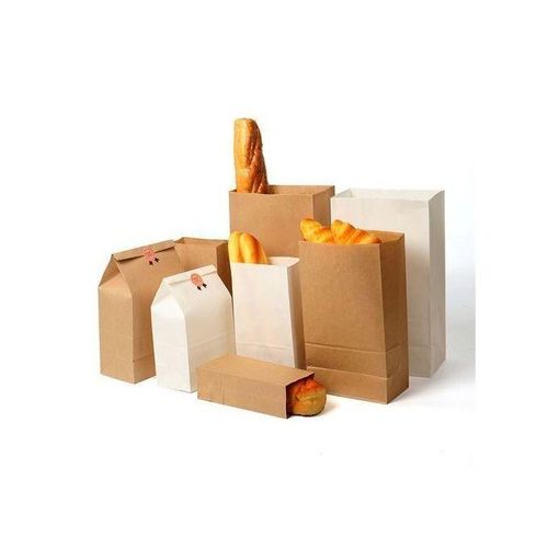 1020PCS Kraft Paper Bag Takeaway Packaging Bag Wedding