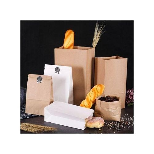 1020PCS Kraft Paper Bag Takeaway Packaging Bag Wedding