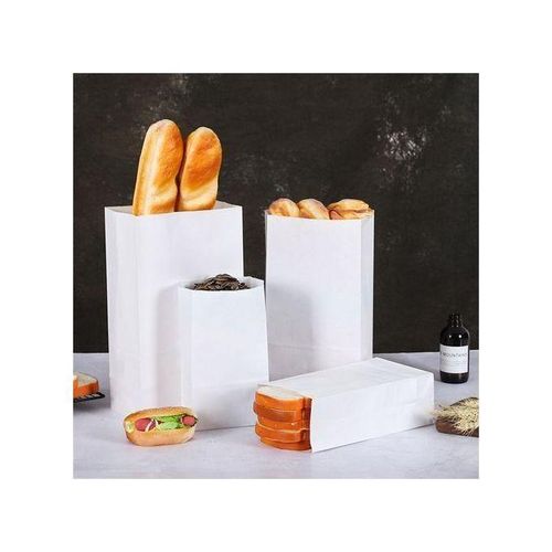 1020PCS Kraft Paper Bag Takeaway Packaging Bag Wedding