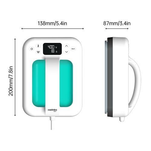Coolinbo HP6 Handheld Mini Heat Press Machine 7x5 Inch